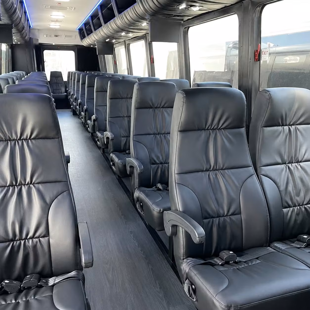28 passenger minibus interior