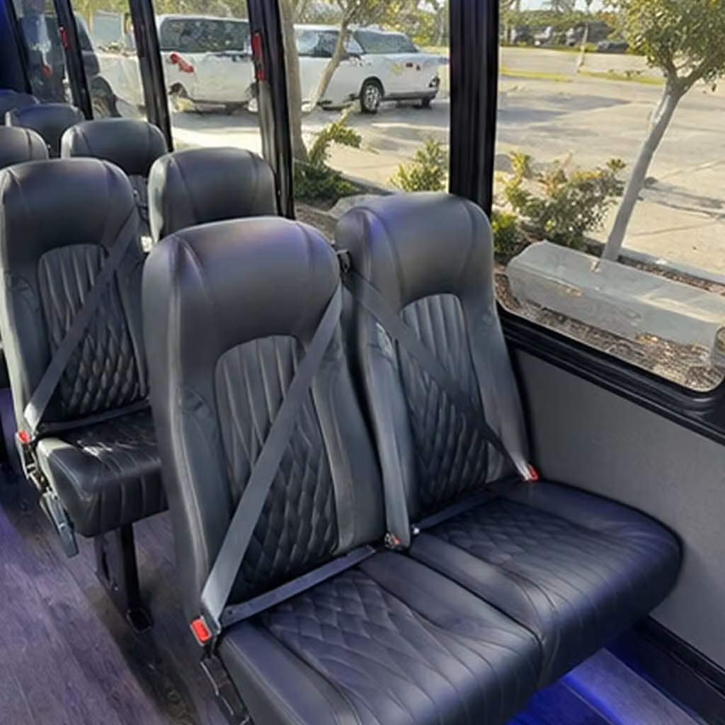 30 passenger minibus inside