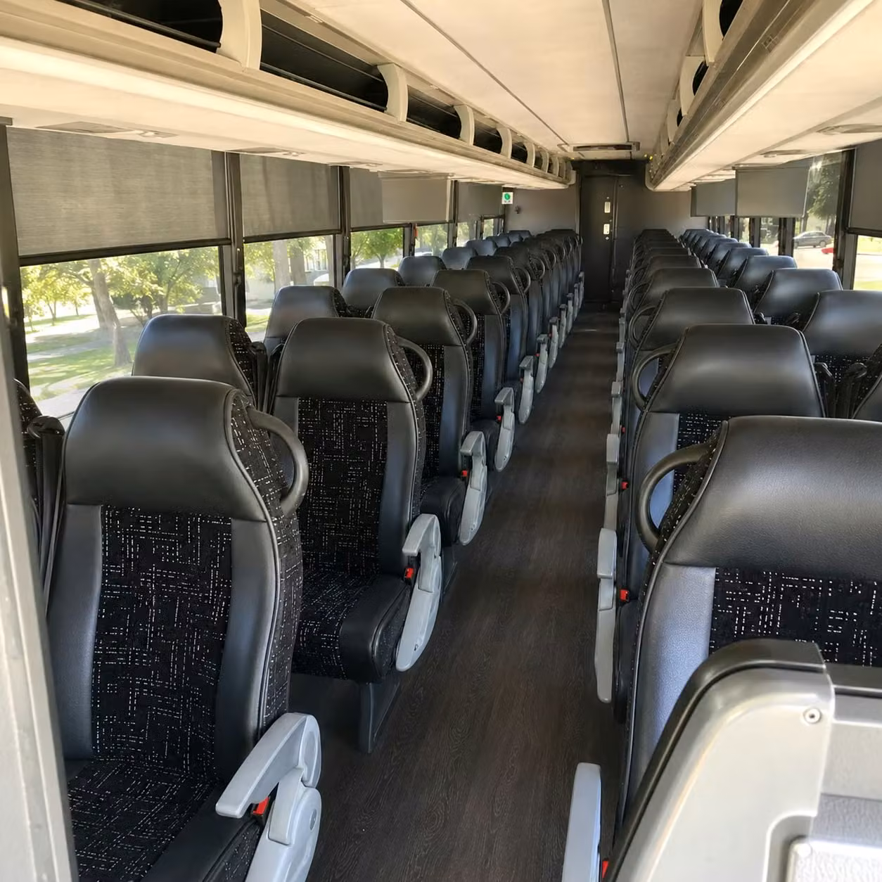 fresno charter bus inside