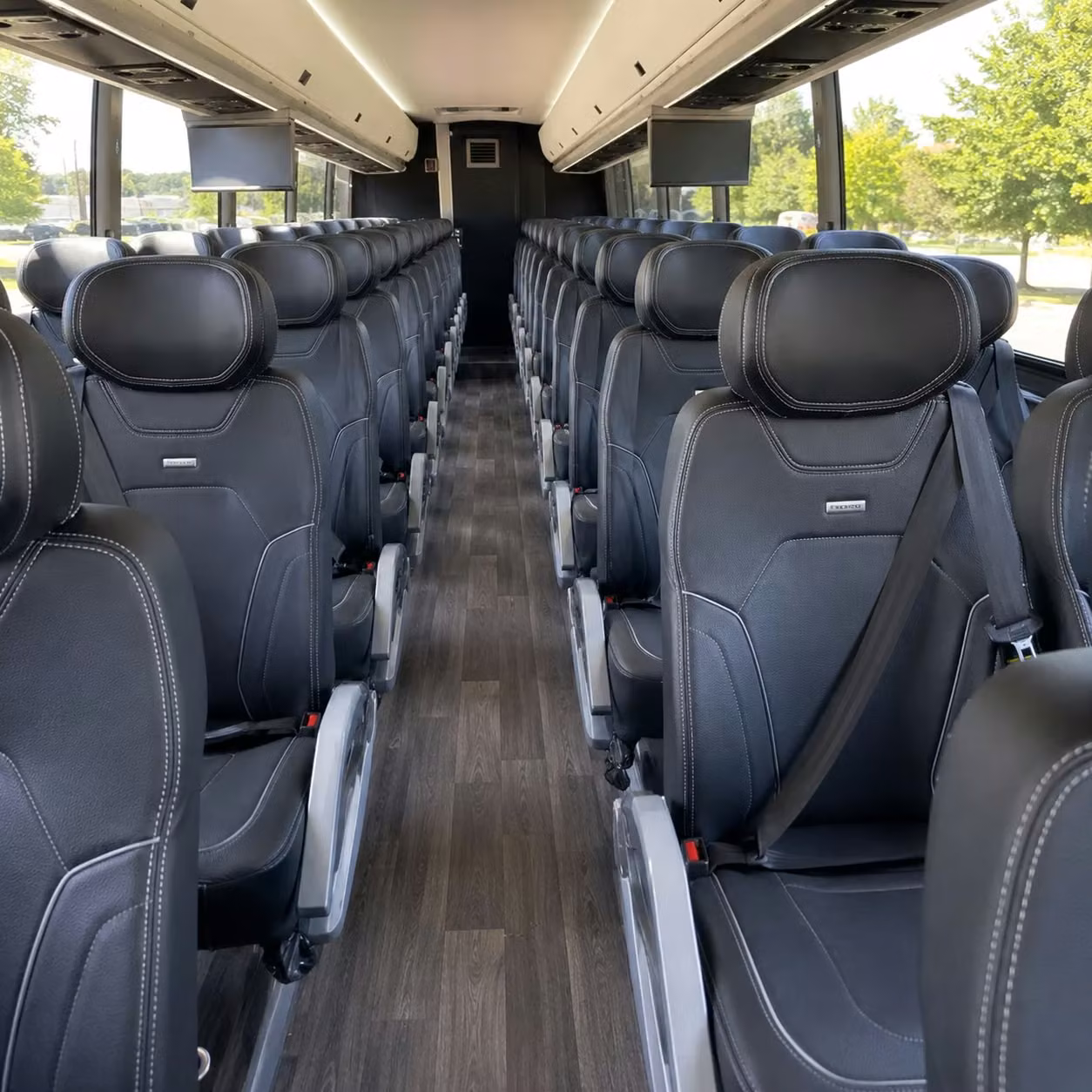 fresno charter bus interior gallery