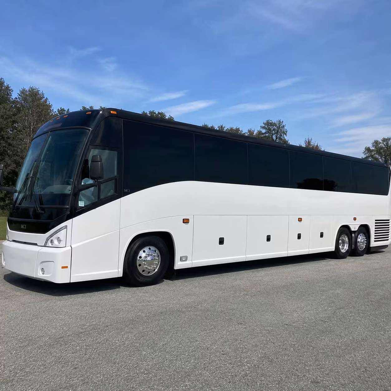 fresno charter bus rental exterior