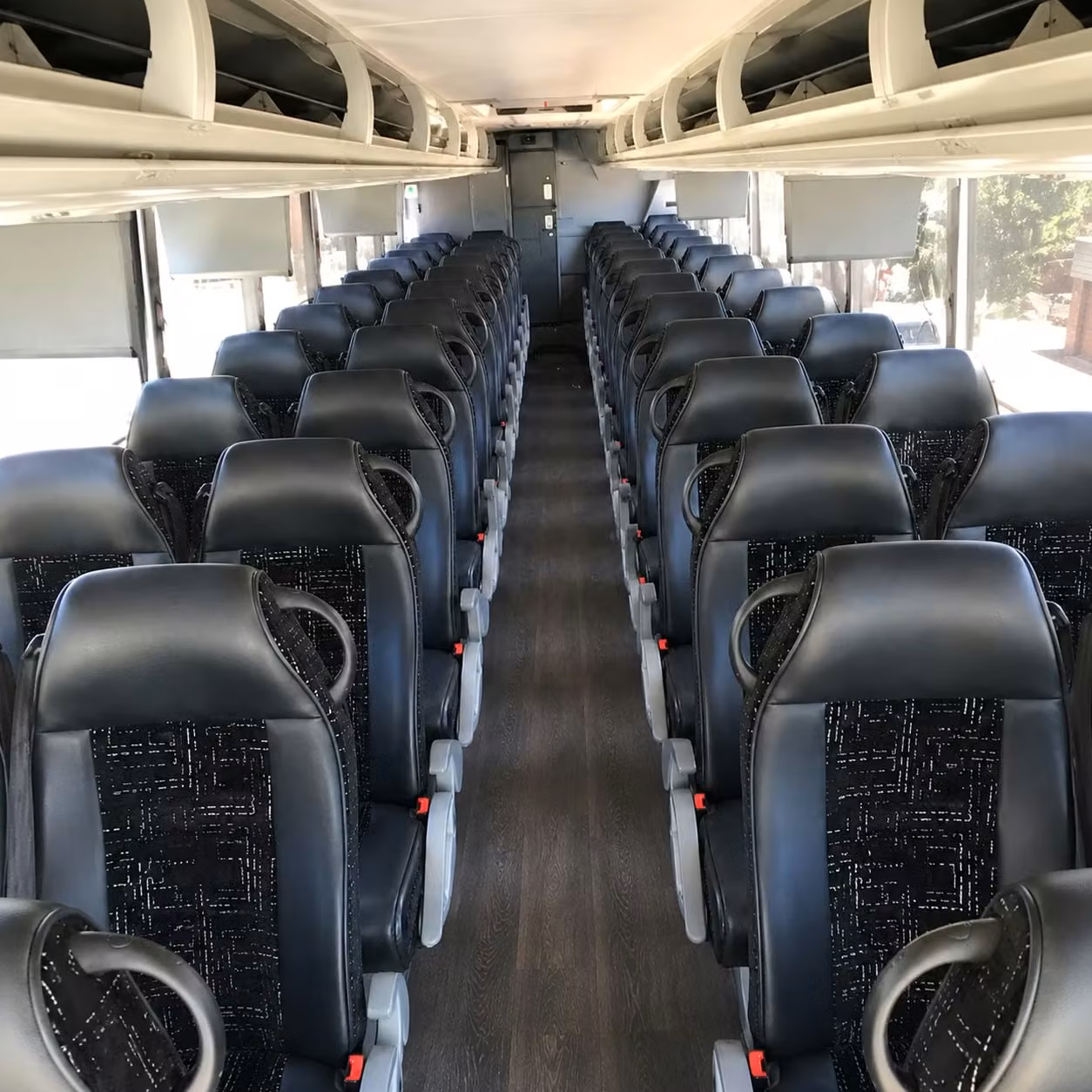 fresno charter bus rental inside